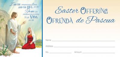 4333ES-Bilingual easter offering env.